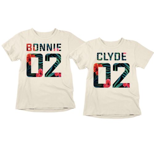 Set tričiek Bonnie, Clyde