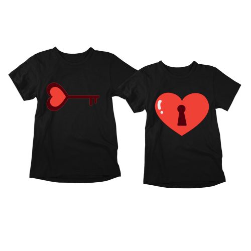 Set tričiek key/heart