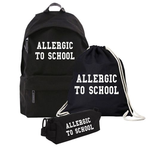 Set Batoh + Peračník +vak allergic to school