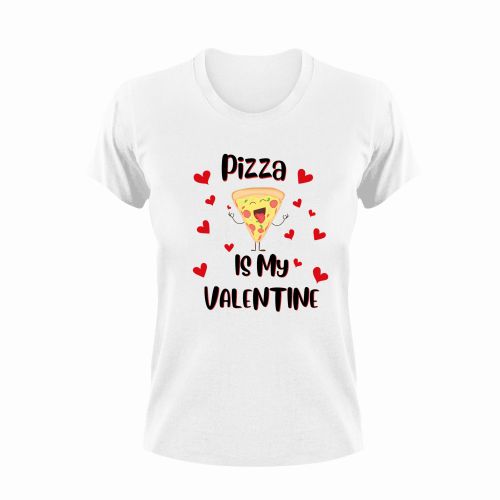 Tričko pizza is my valentine