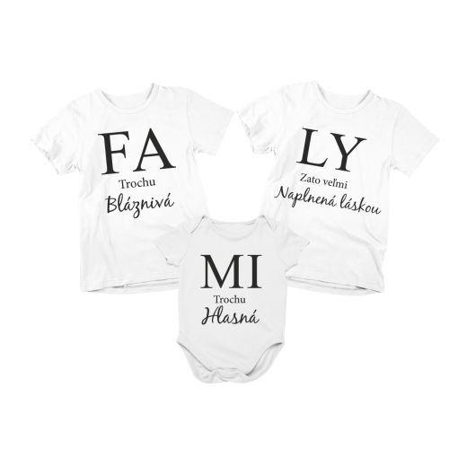 Set tričiek FA MI LY