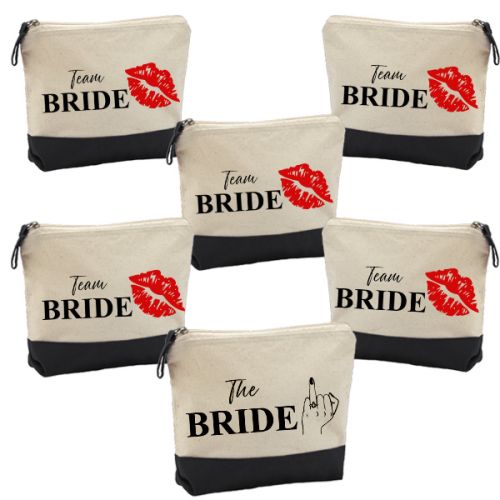 Komplet kozmetických taštičiek The Bride/Team Bride