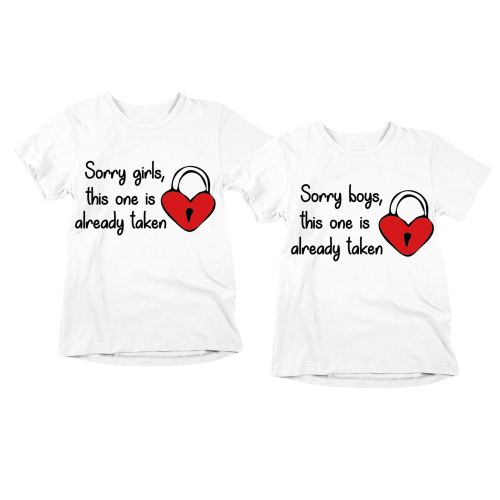 Set tričiek Sorry boys, Sorry girls